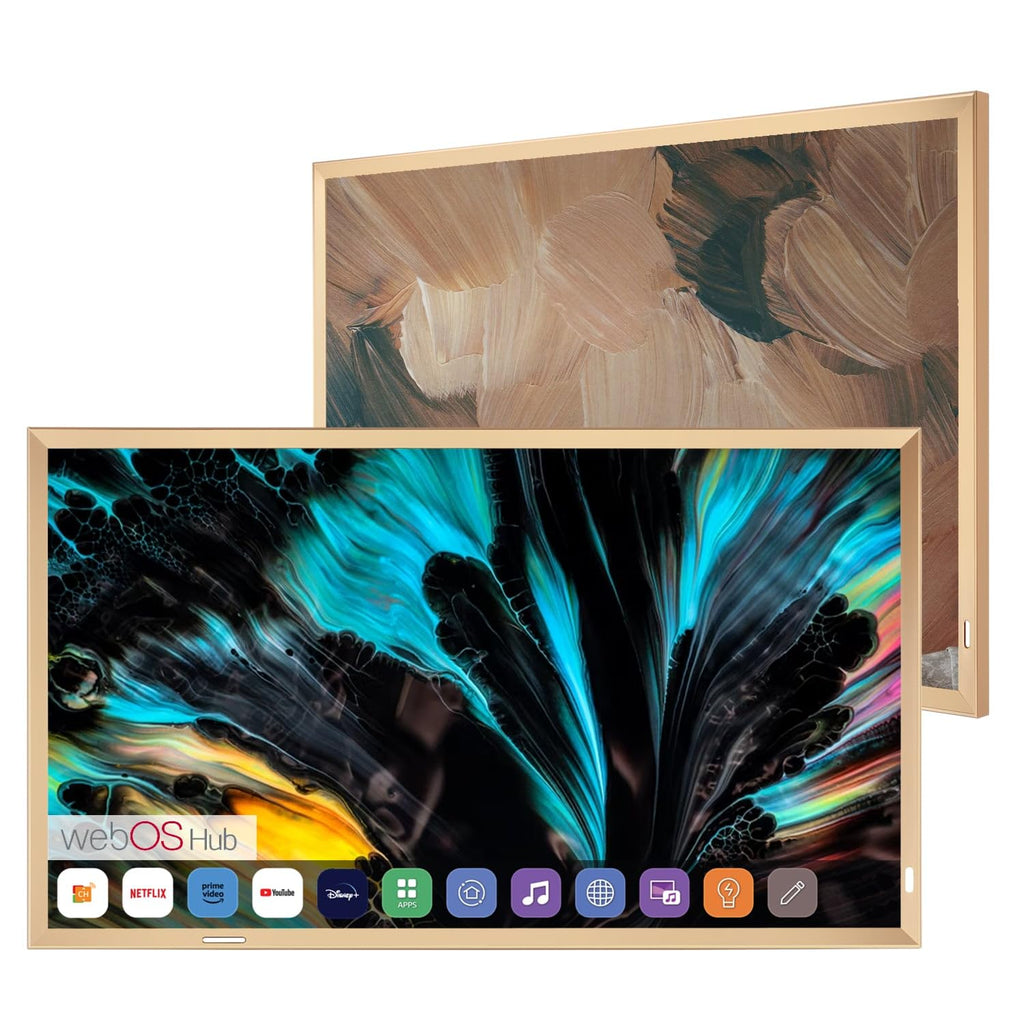 43-Inch Smart Mirror TV with Champagne Gold Aluminum Frame N19219