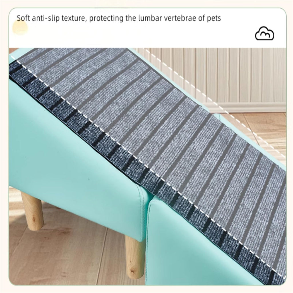 Foldable Pet Dog Ramp with Non-Slip Mat L9545