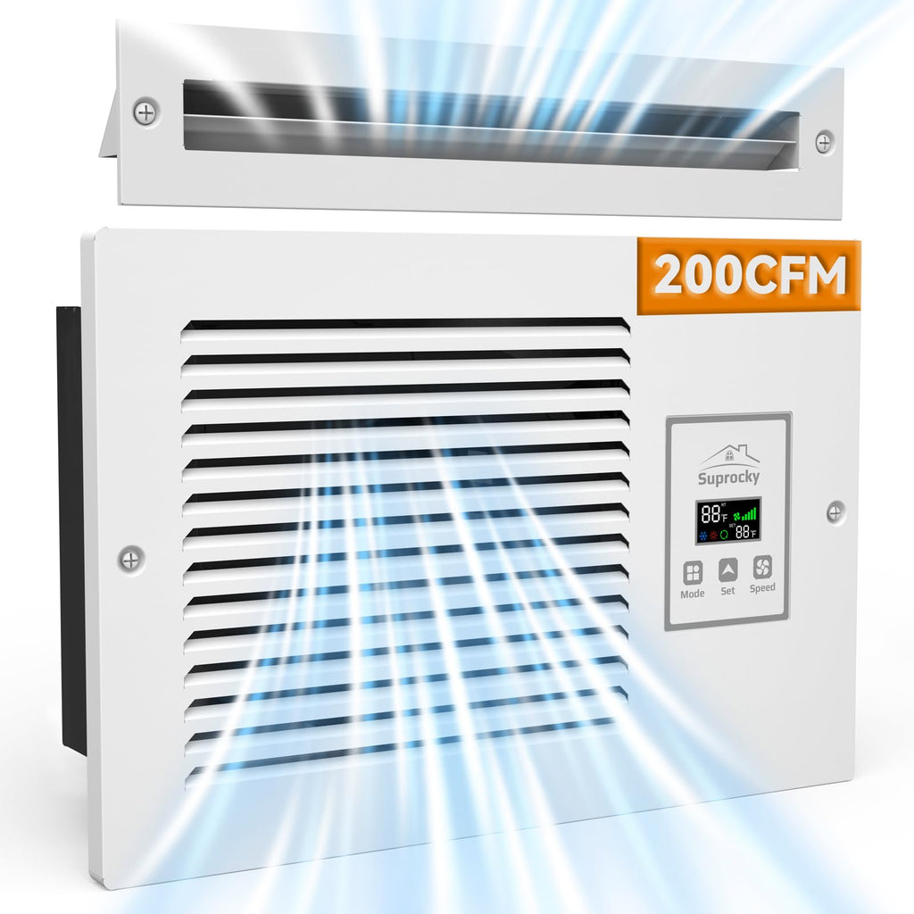 Hardwired 3-Speeds 200 CFM Air Transfer Fan Z9146