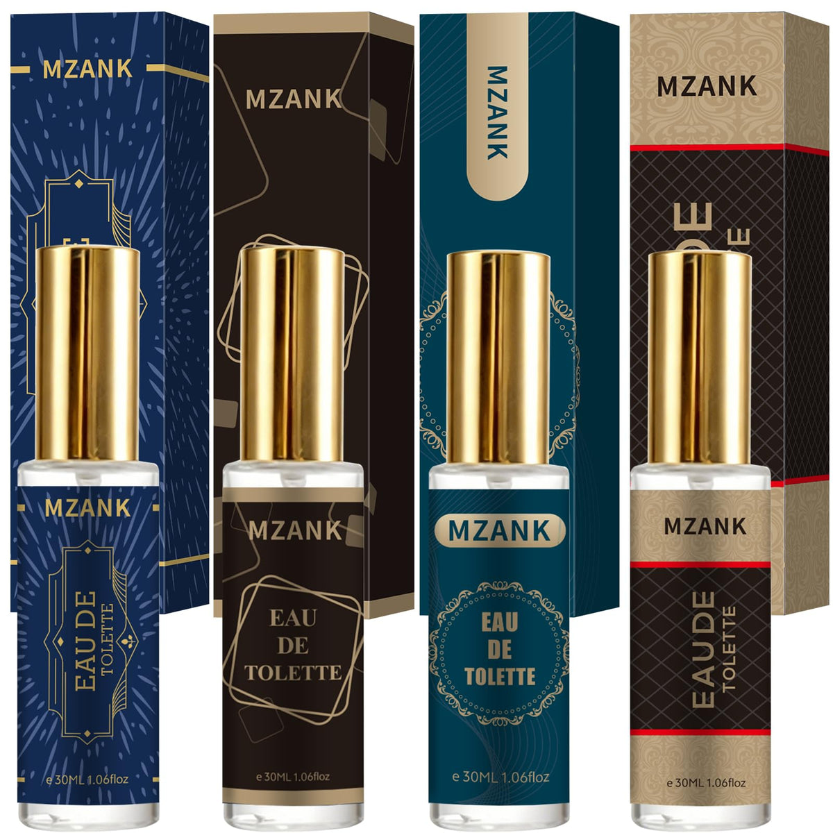 4 Pack 30ml Eau de Toilette Cologne A123325