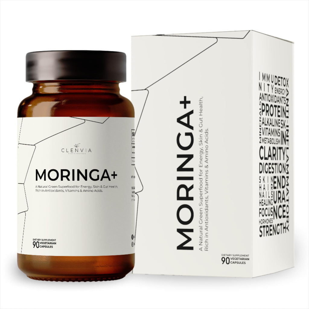 90 Capsules 1000mg Organic Moringa Leaf Powder Capsules Q313320