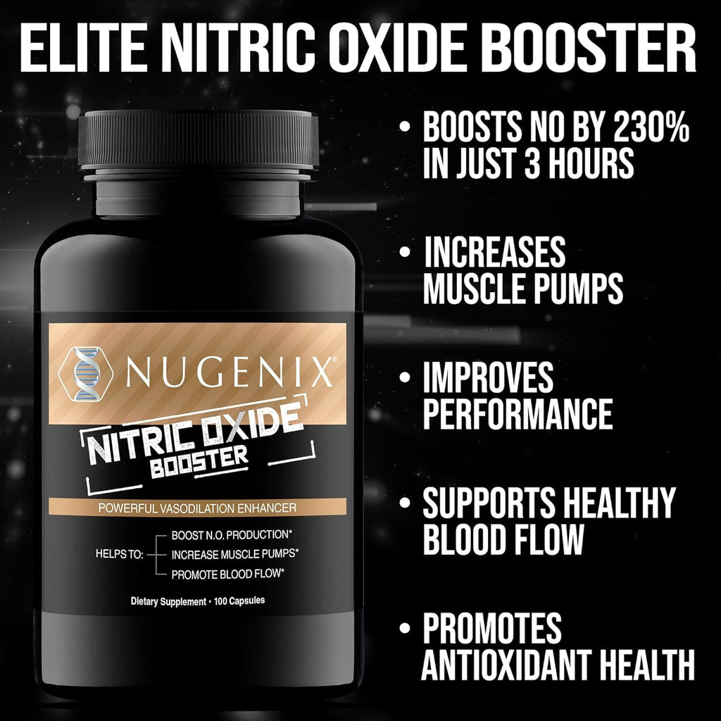 Nitric Oxide Booster Supplement 100ct G5989