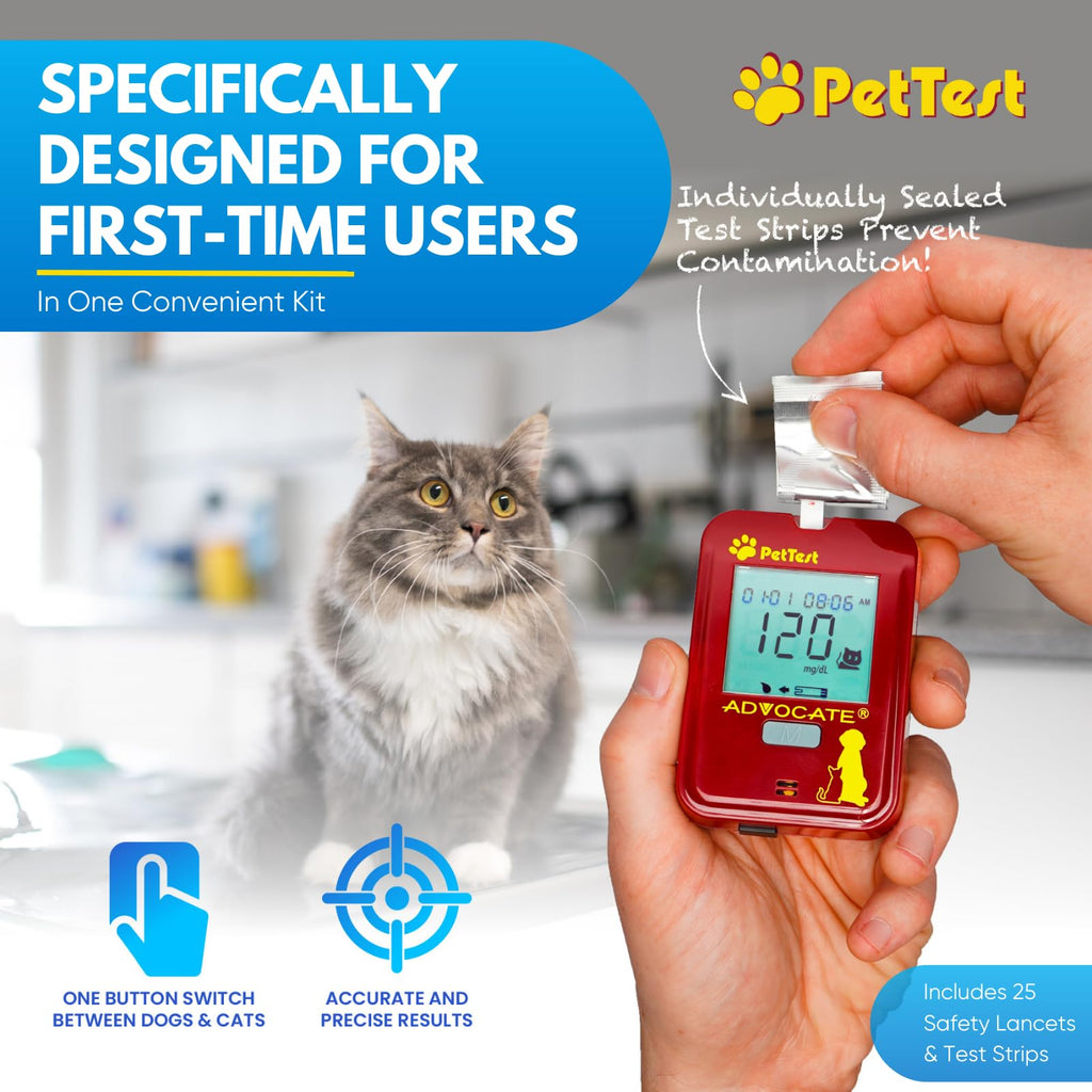 Pet Glucose Monitor Kit and Pink Bumper Case Q399149