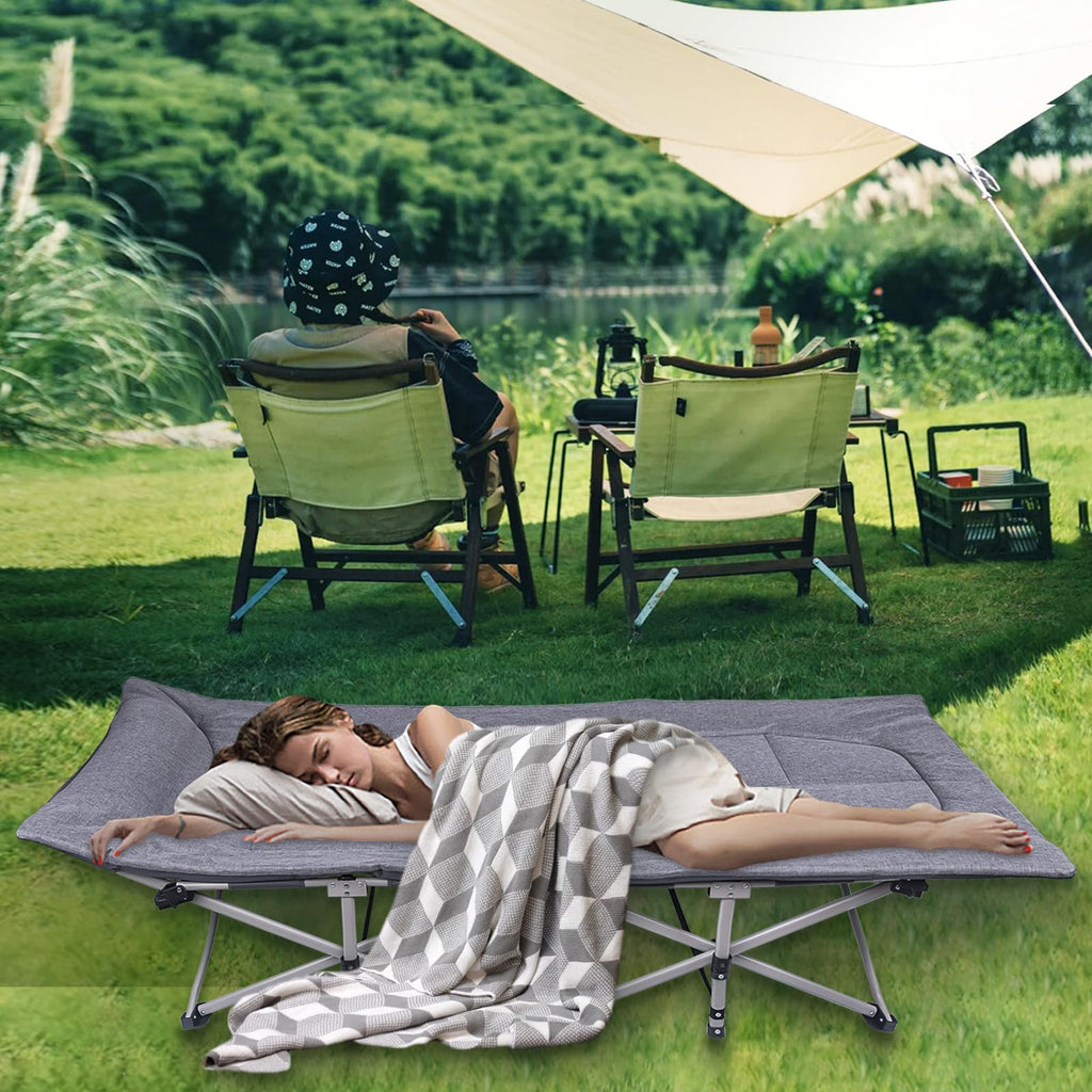 Folding Camping Cot with Carry Bag B2589