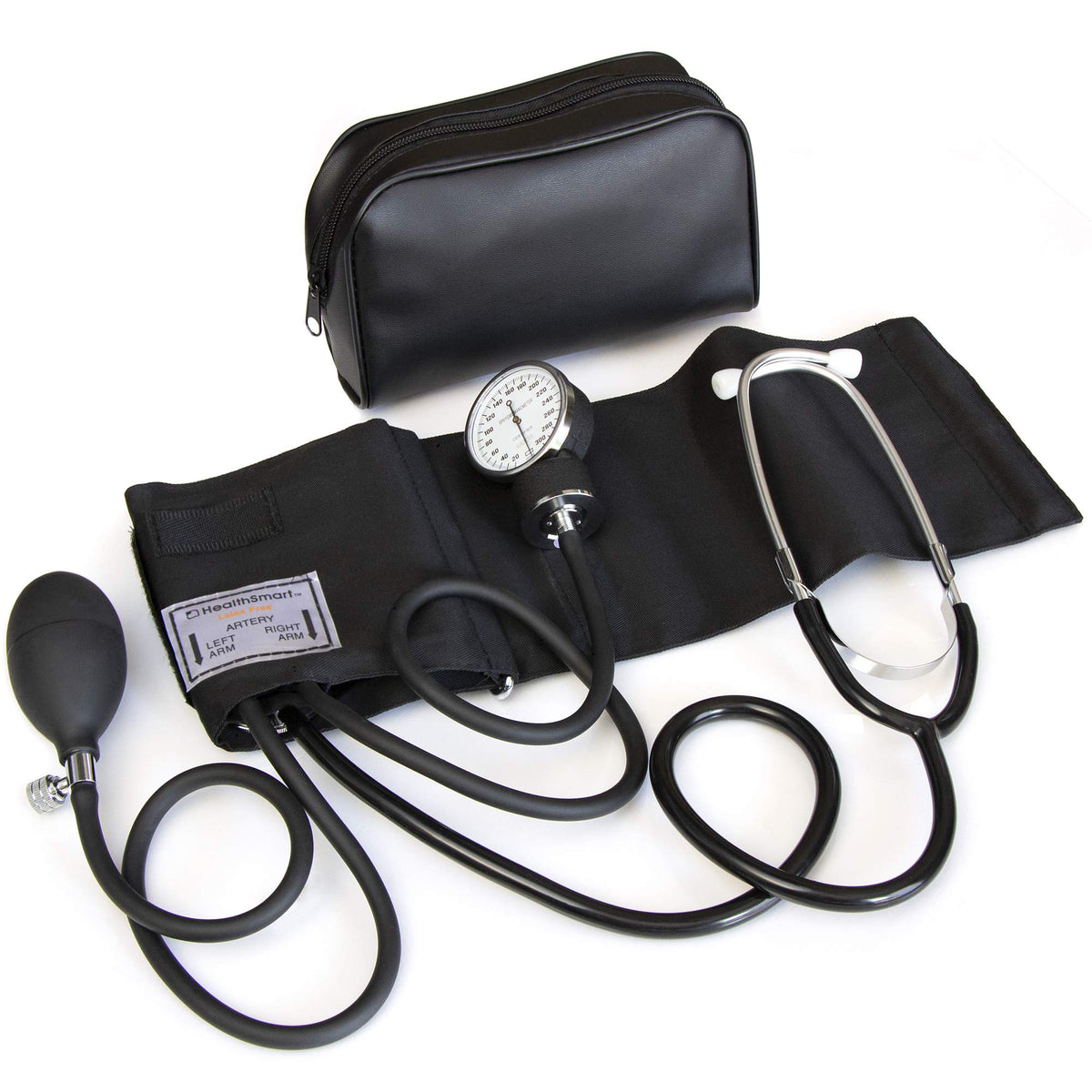 Manual Blood Pressure Monitor with 13-17 Inches Cuff and Attached Stethoscope K748239