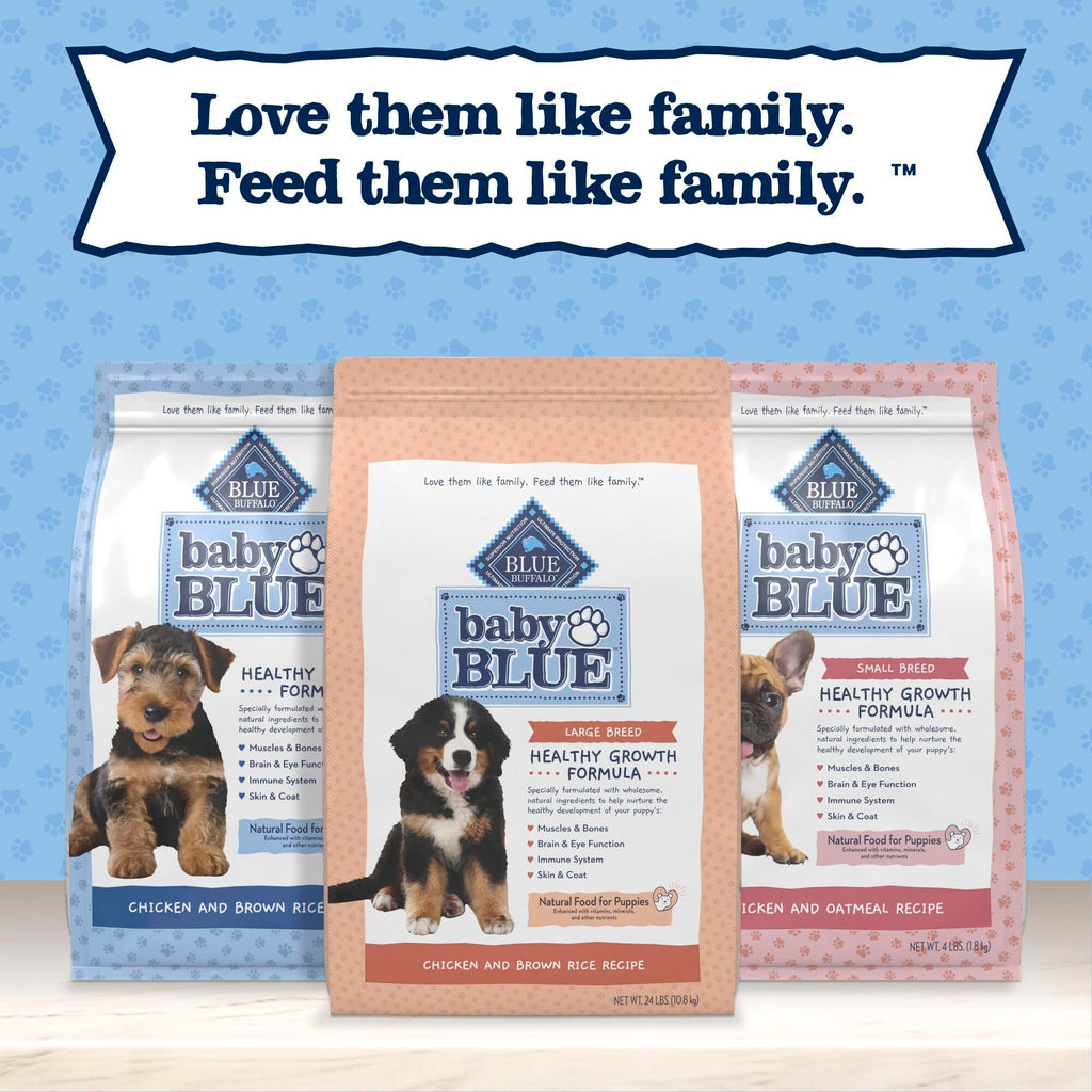 Large Breed Puppy Dry Dog Food Chicken and Brown Rice 24-lb Bag H8867