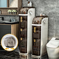 Slim Bathroom Storage Cabinet with Drawers V3340