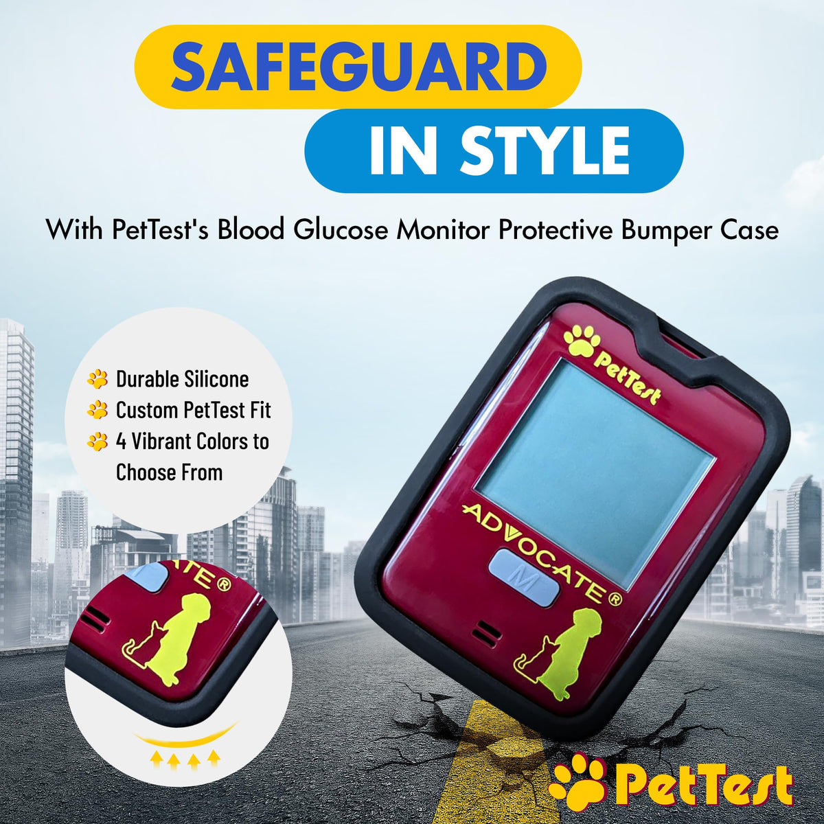 Pet Glucose Monitor Kit and Pink Bumper Case Q399149