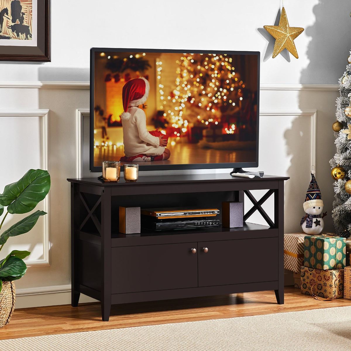 42in TV Stand with Storage H21529