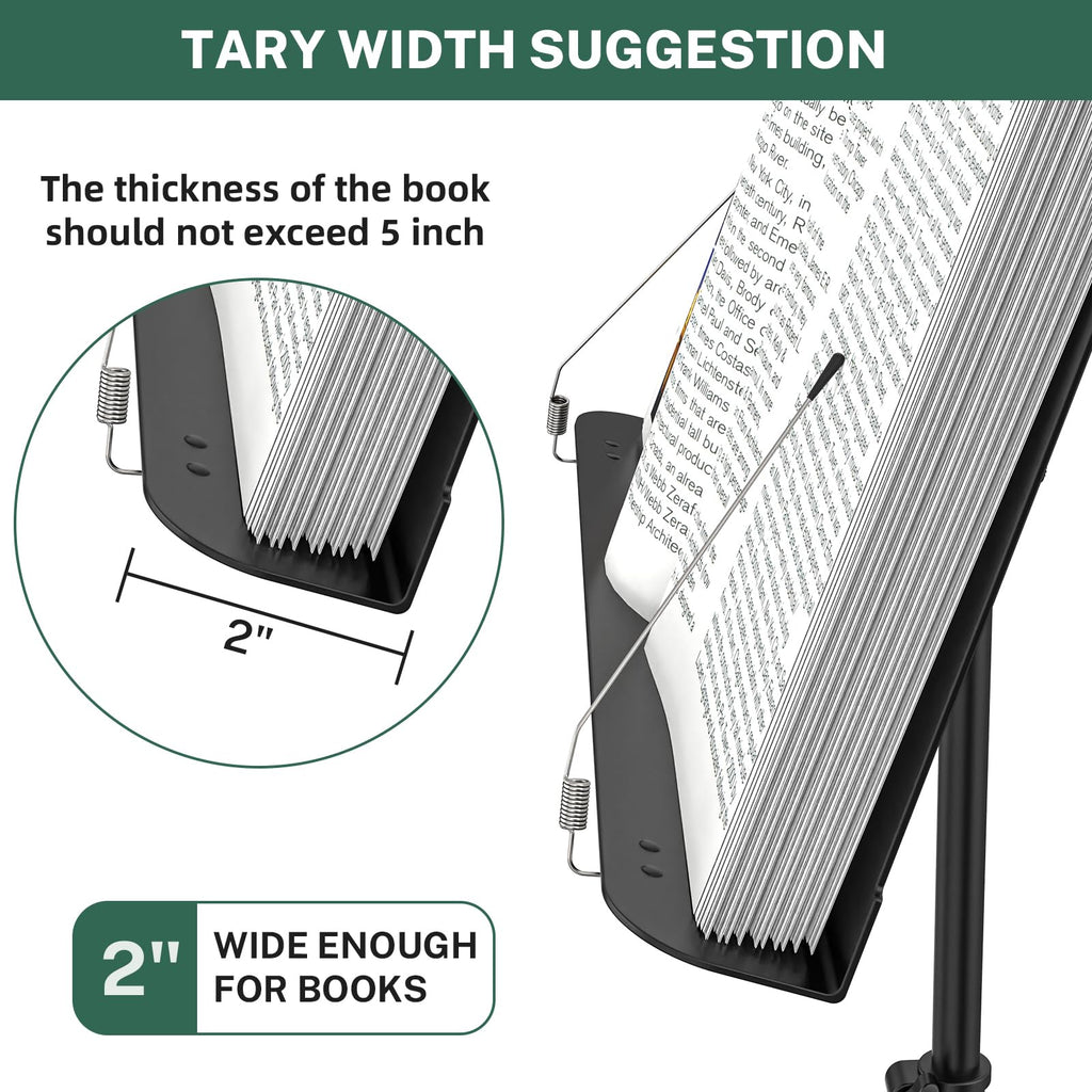 Black Metal Sheet Music Stand with Carrying Bag S3521