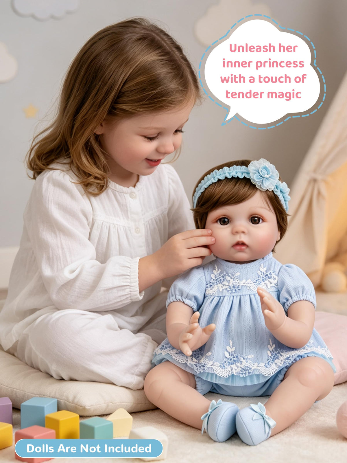 Blue Baby Doll Clothes 17-20 Inches V394657