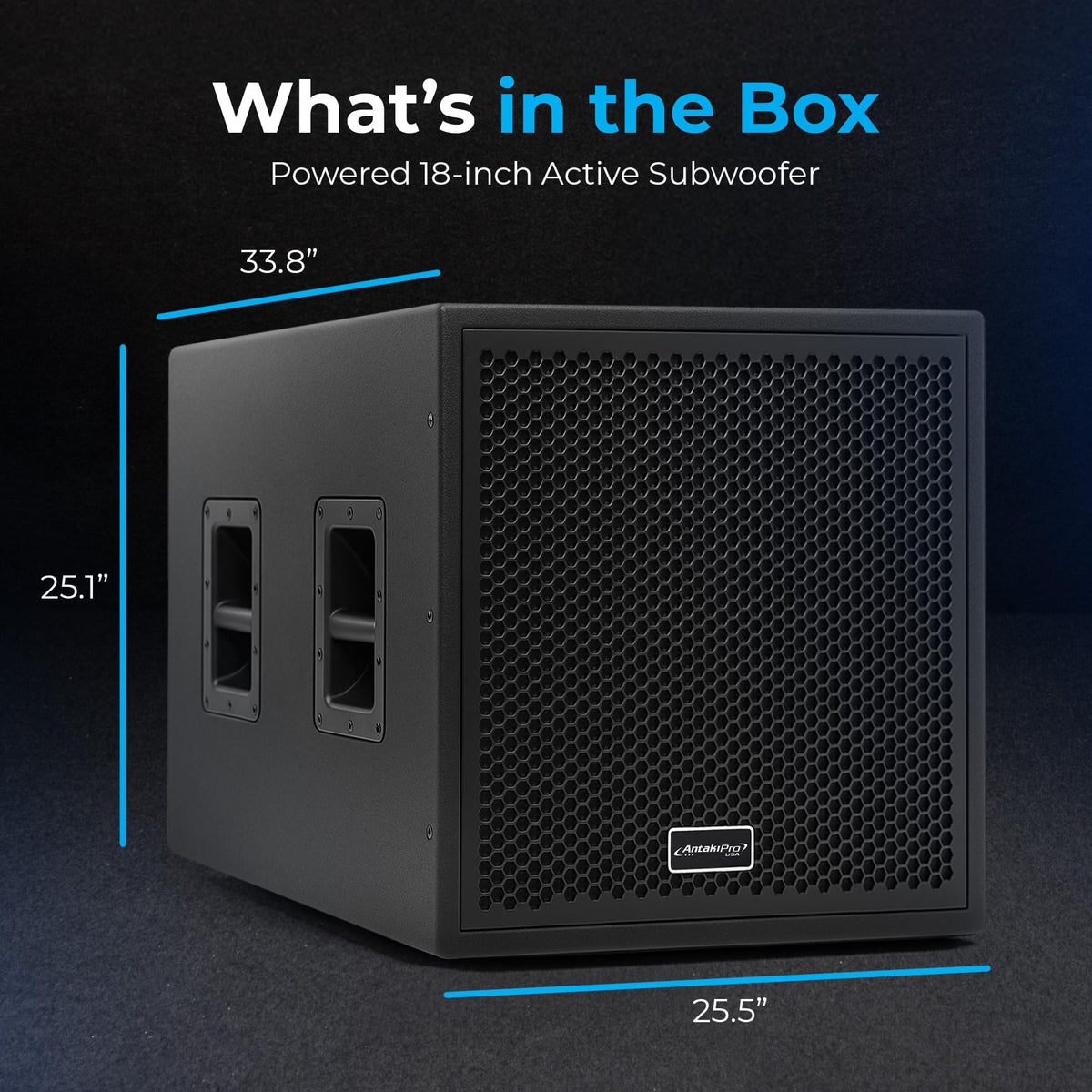 18-Inch Powered Active Subwoofer 2000W T554060