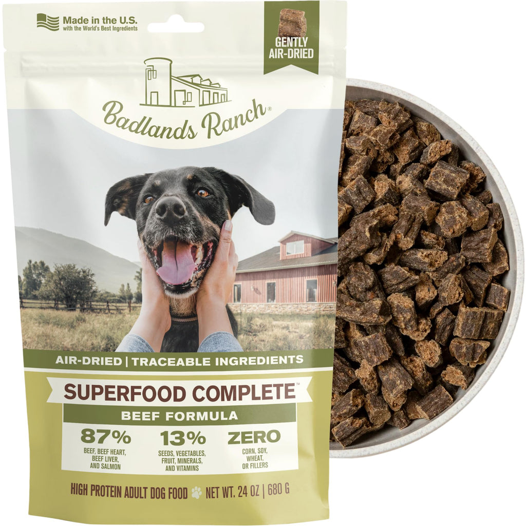Air-Dried Beef Dog Food 24 oz T168