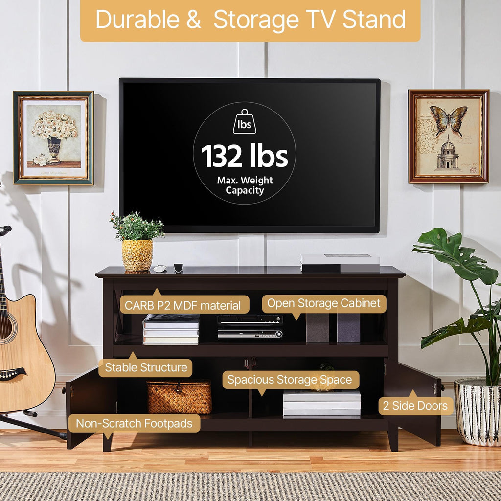 42in TV Stand with Storage H21529