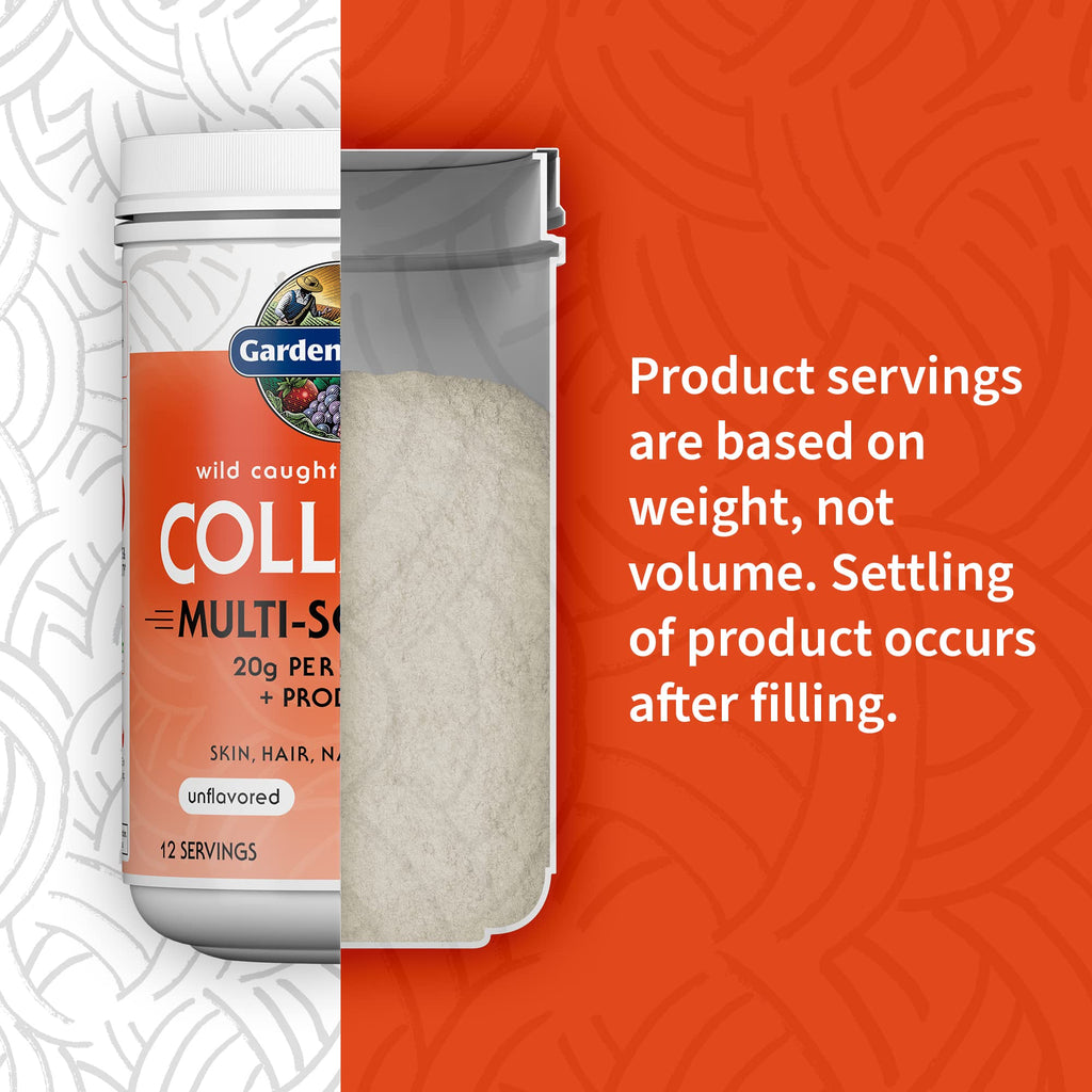 Marine & Grass-Fed Collagen Peptides Powder with Probiotics & BCAAs Unflavored M1431