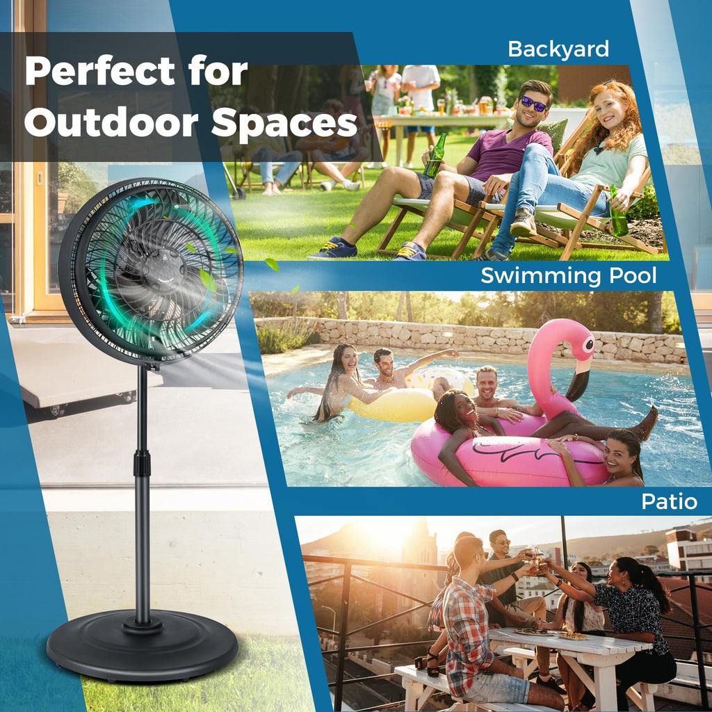 16 Inch Oscillating Pedestal Fan H50175