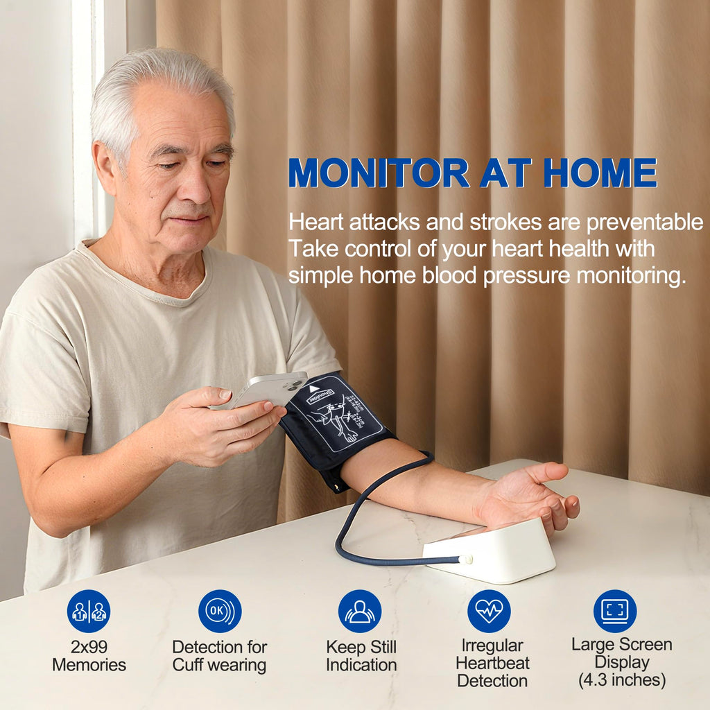 Automatic Arm Blood Pressure Monitor with Adjustable Cuff M23117