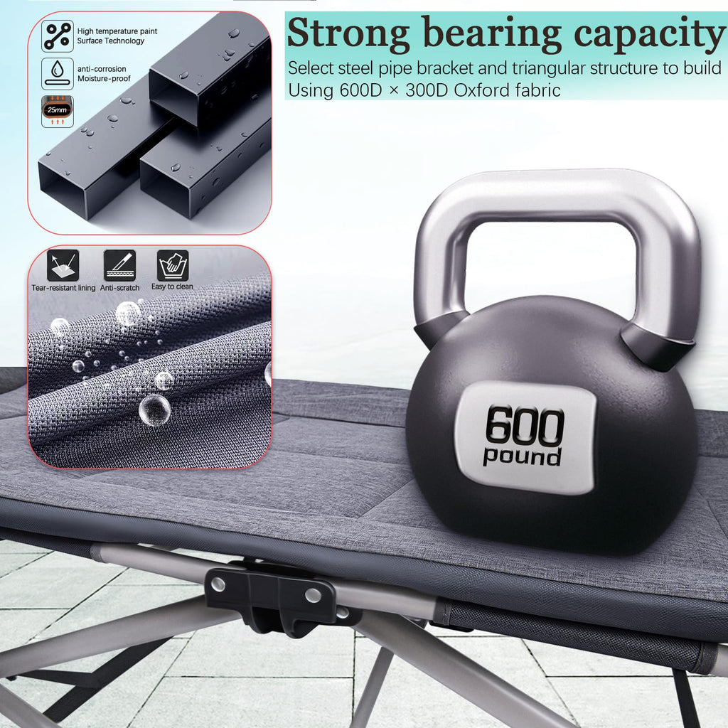 Folding Camping Cot with Carry Bag B2589