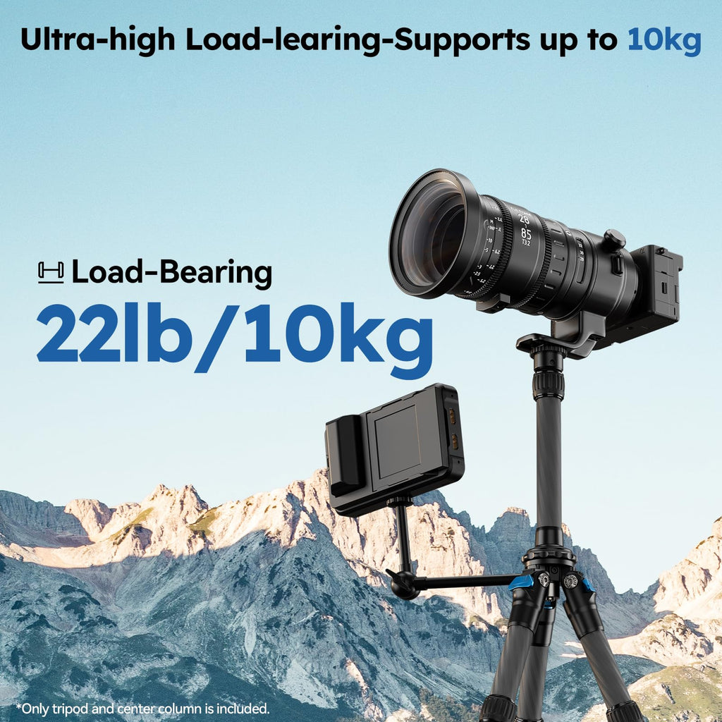 Lightweight Carbon Fiber Mini Travel Tripod K528