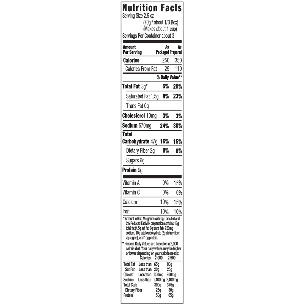 Macaroni & Cheese Dinner 24 ct 7.25 oz O137555