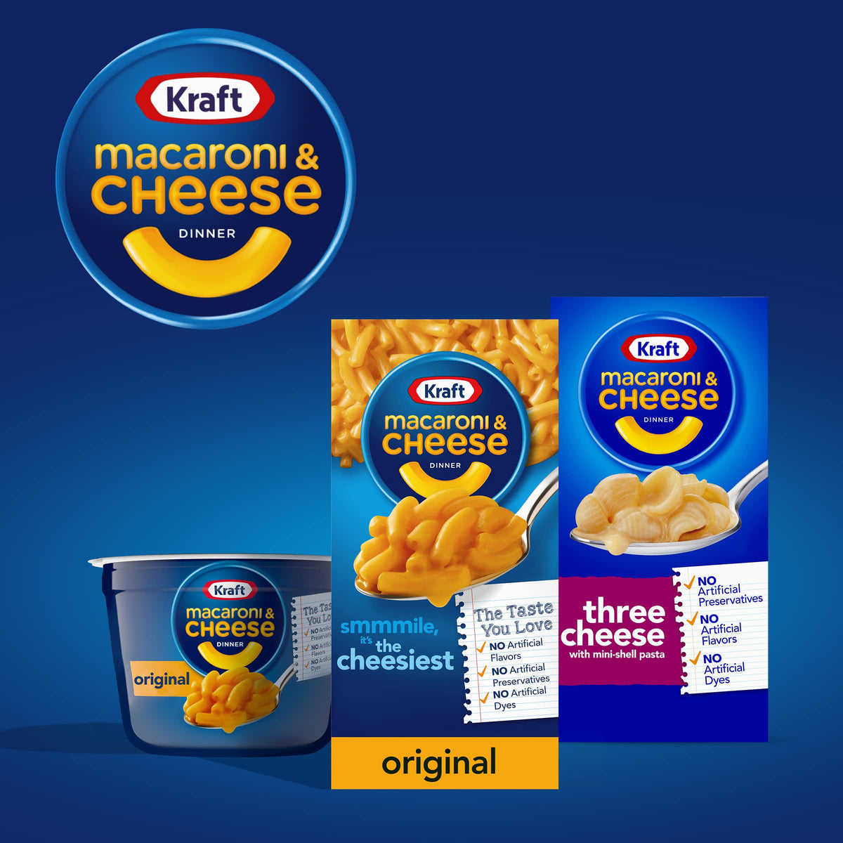 Macaroni & Cheese Dinner 24 ct 7.25 oz O137555