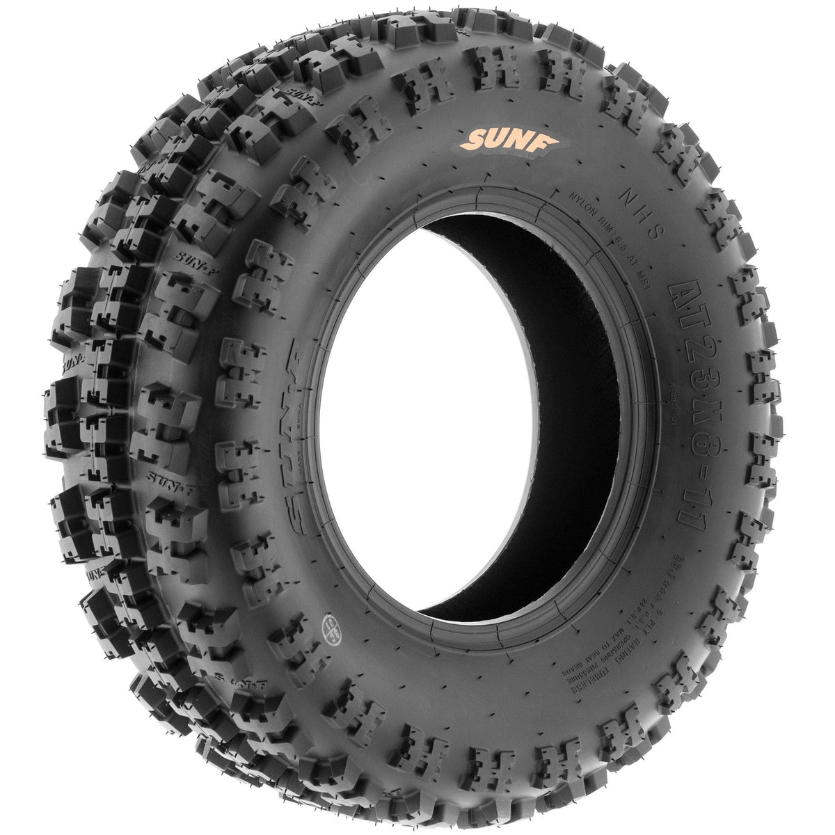 2 ATV Tires 19x7-8 Knobby 6 PR K48888