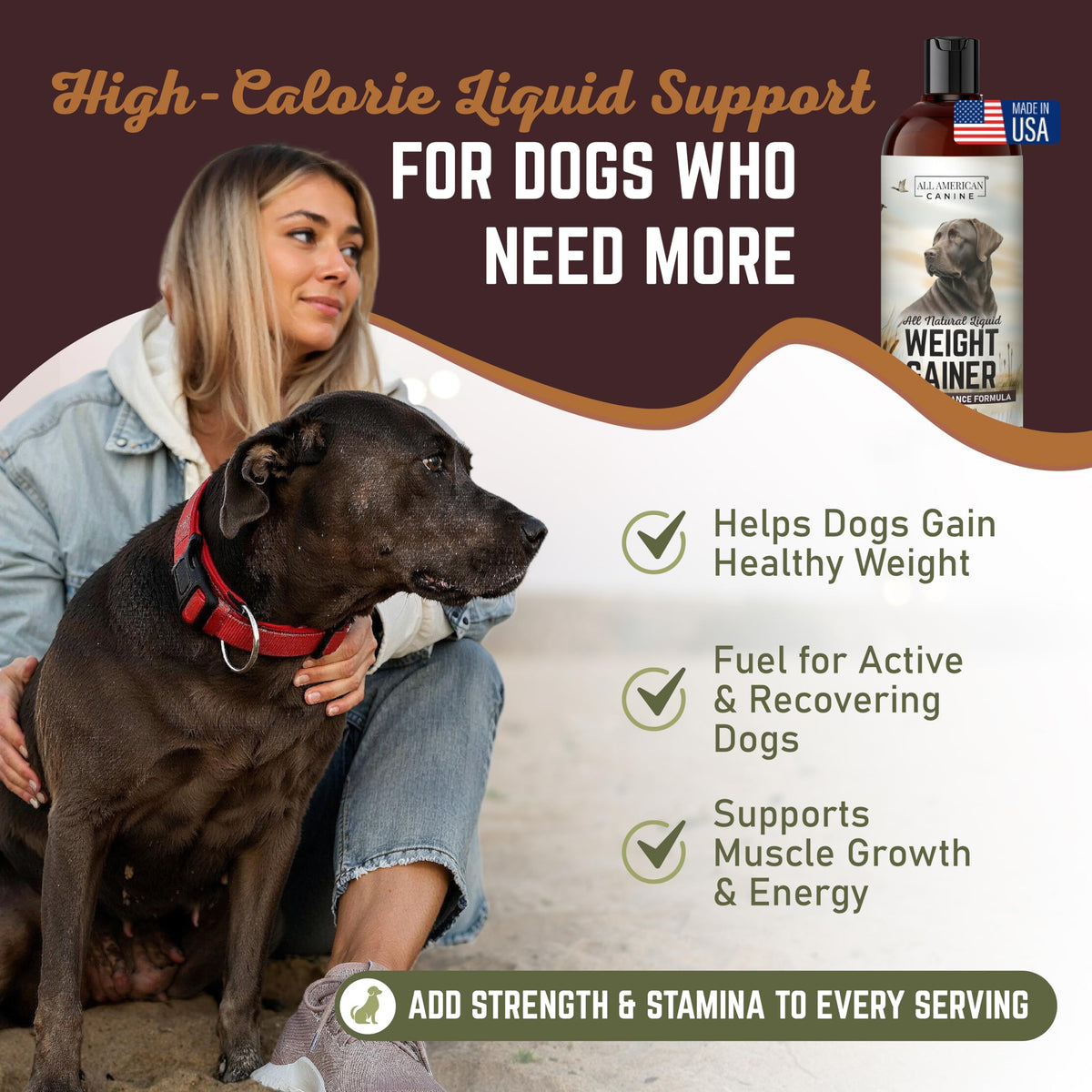 High Calorie Dog Weight Gainer Liquid 16 oz L5442