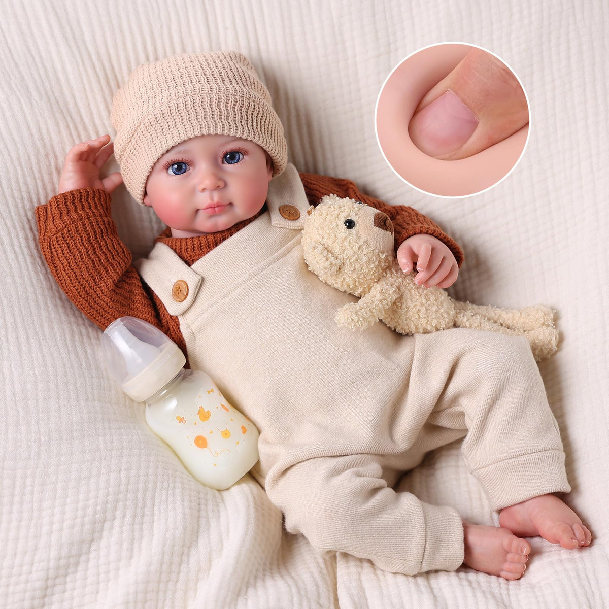 20 Inch Soft Body Reborn Baby Dolls Boy U7228