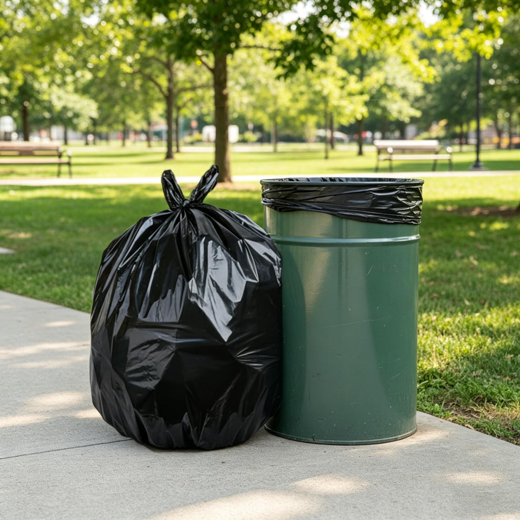 Black 55-60 Gallon Trash Bags Pack of 100 L9032