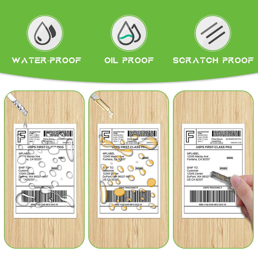 4x6 Direct Thermal Shipping Labels, 4 Rolls, 450 Labels/Roll S5664