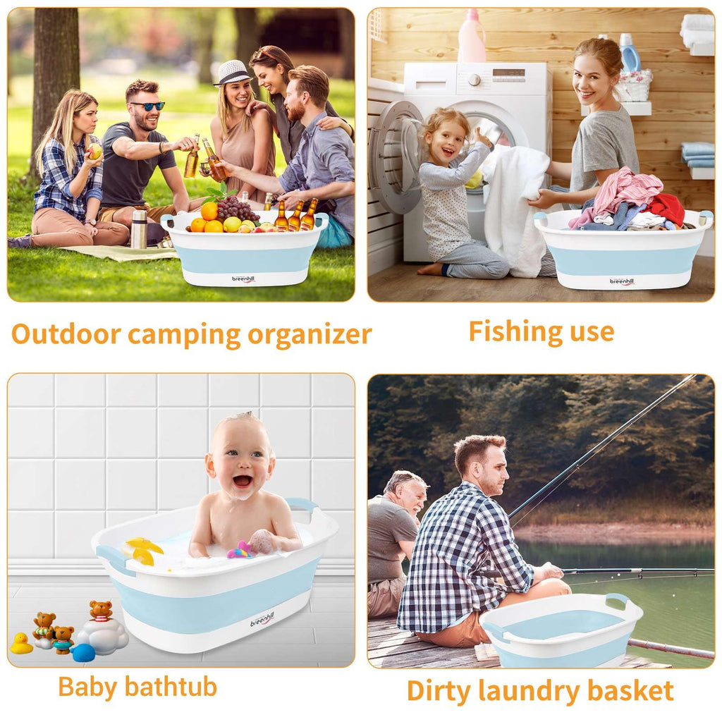 Collapsible Dog Bath Tub with Drain Plug N119