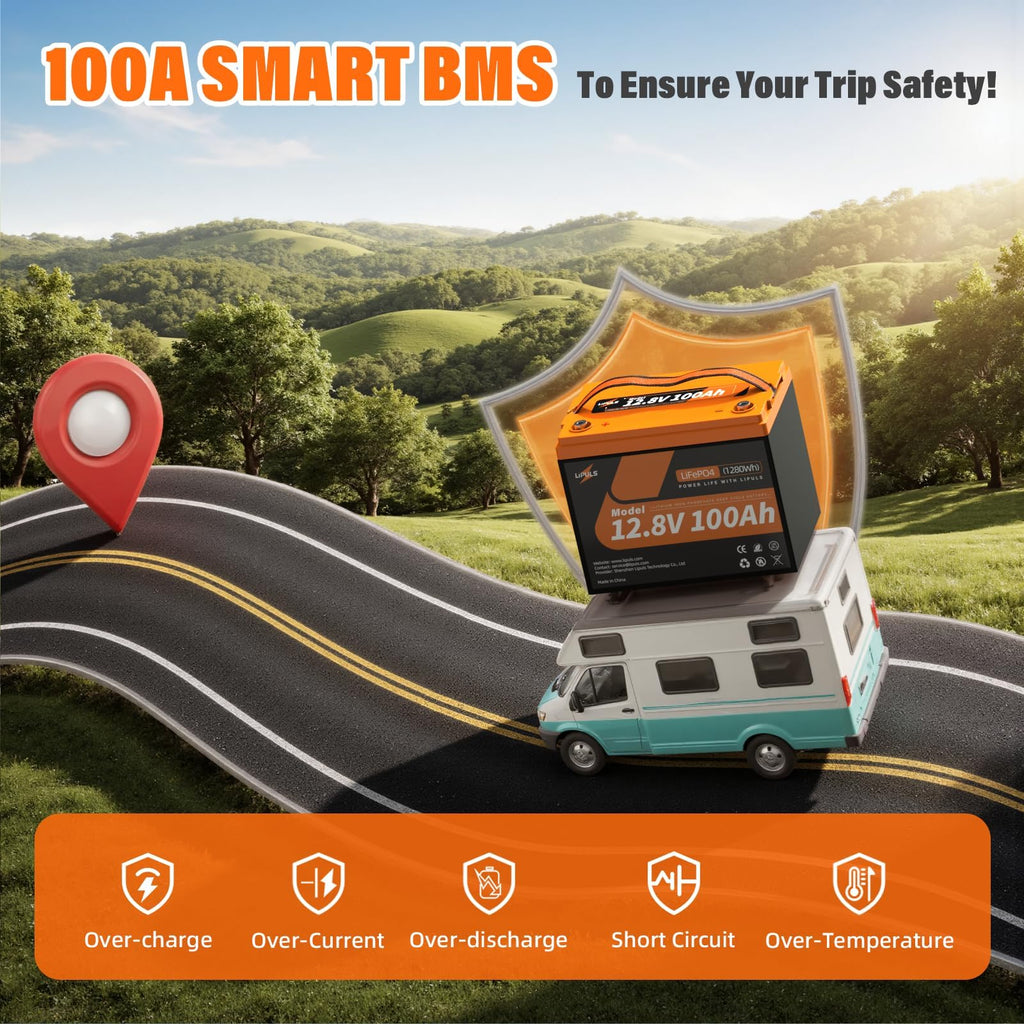 12.8V 100Ah LiFePO4 Deep Cycle Battery L38960