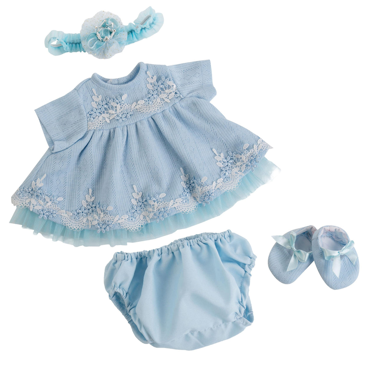 Blue Baby Doll Clothes 17-20 Inches V394657