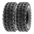 2 ATV Tires 19x7-8 Knobby 6 PR K48888