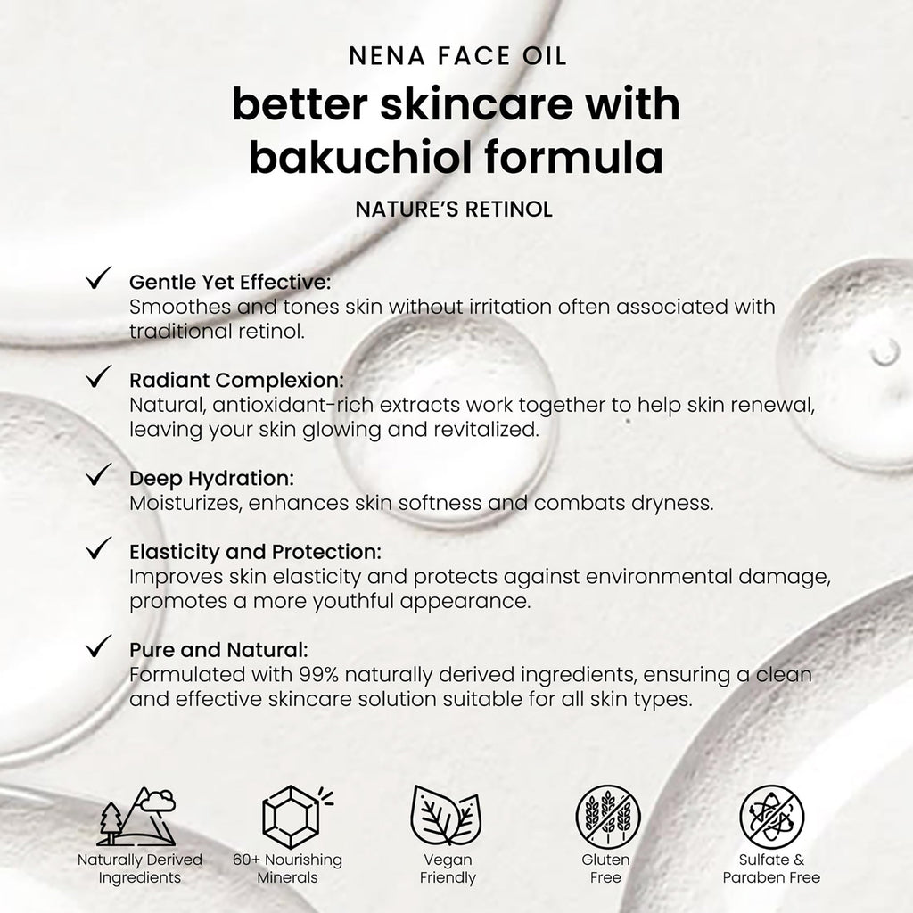Bakuchiol and Vitamin E Face Oil 1 oz I69816