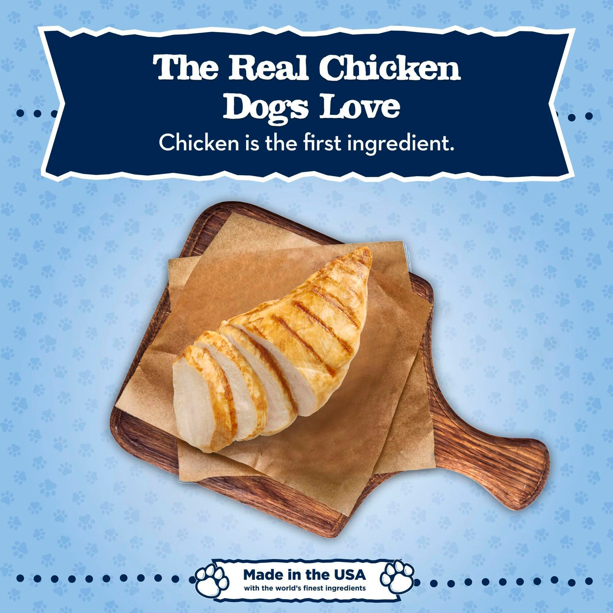 Large Breed Puppy Dry Dog Food Chicken and Brown Rice 24-lb Bag H8867