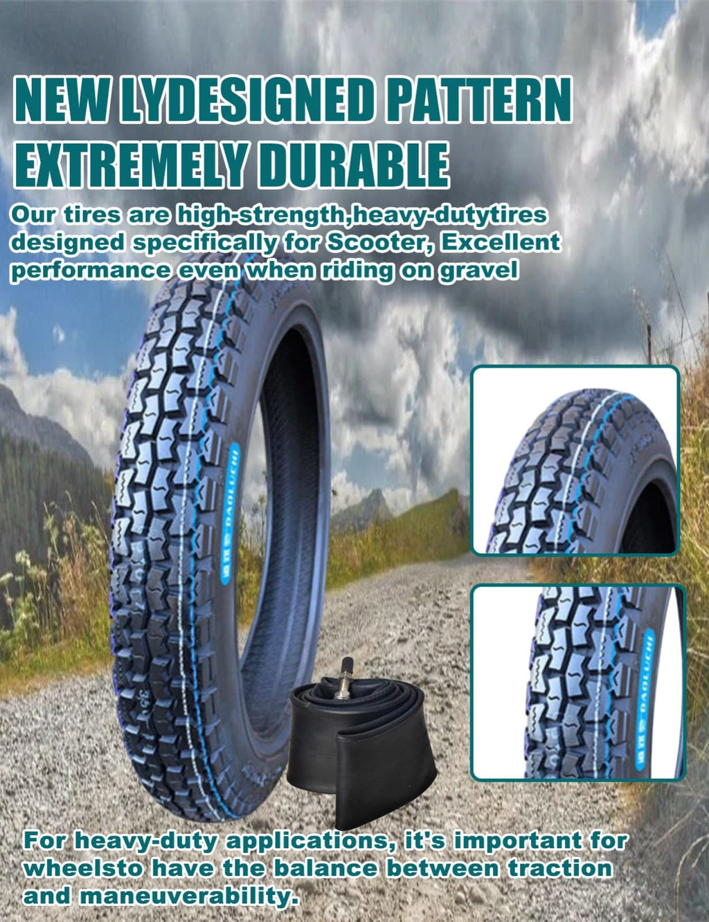 3.00-17 Off Road Motorcycle Tire and Inner Tube O540