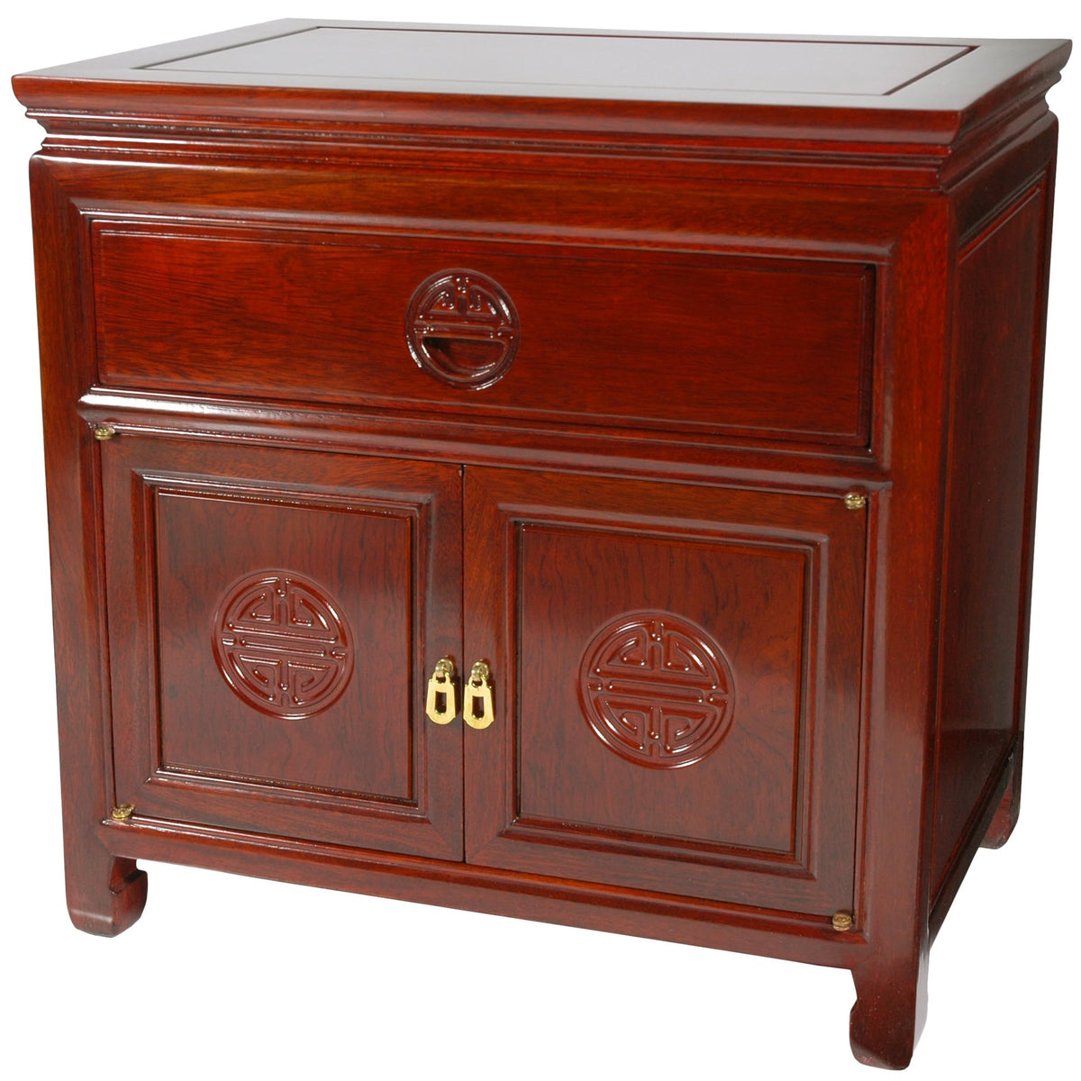 Rosewood End Table Cabinet A142728