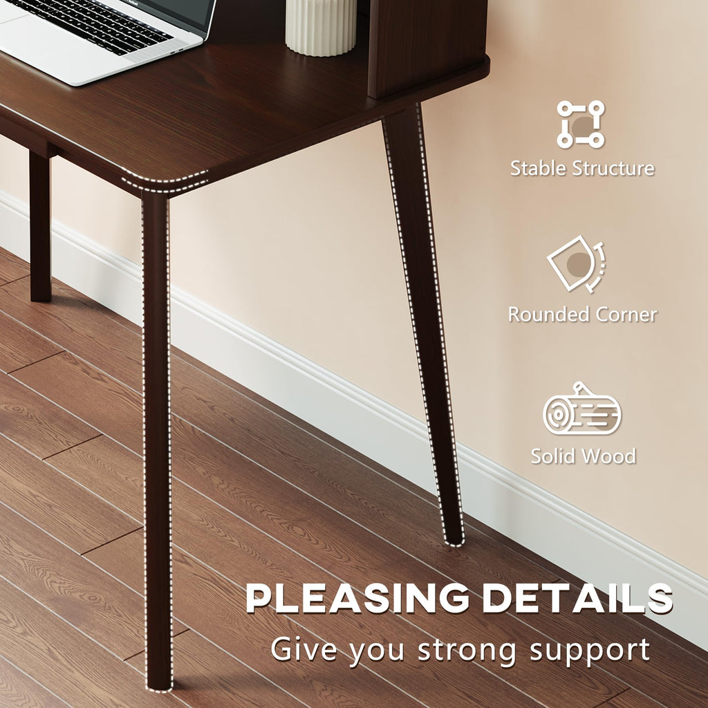 Small Writing Desk with Hutch B39687