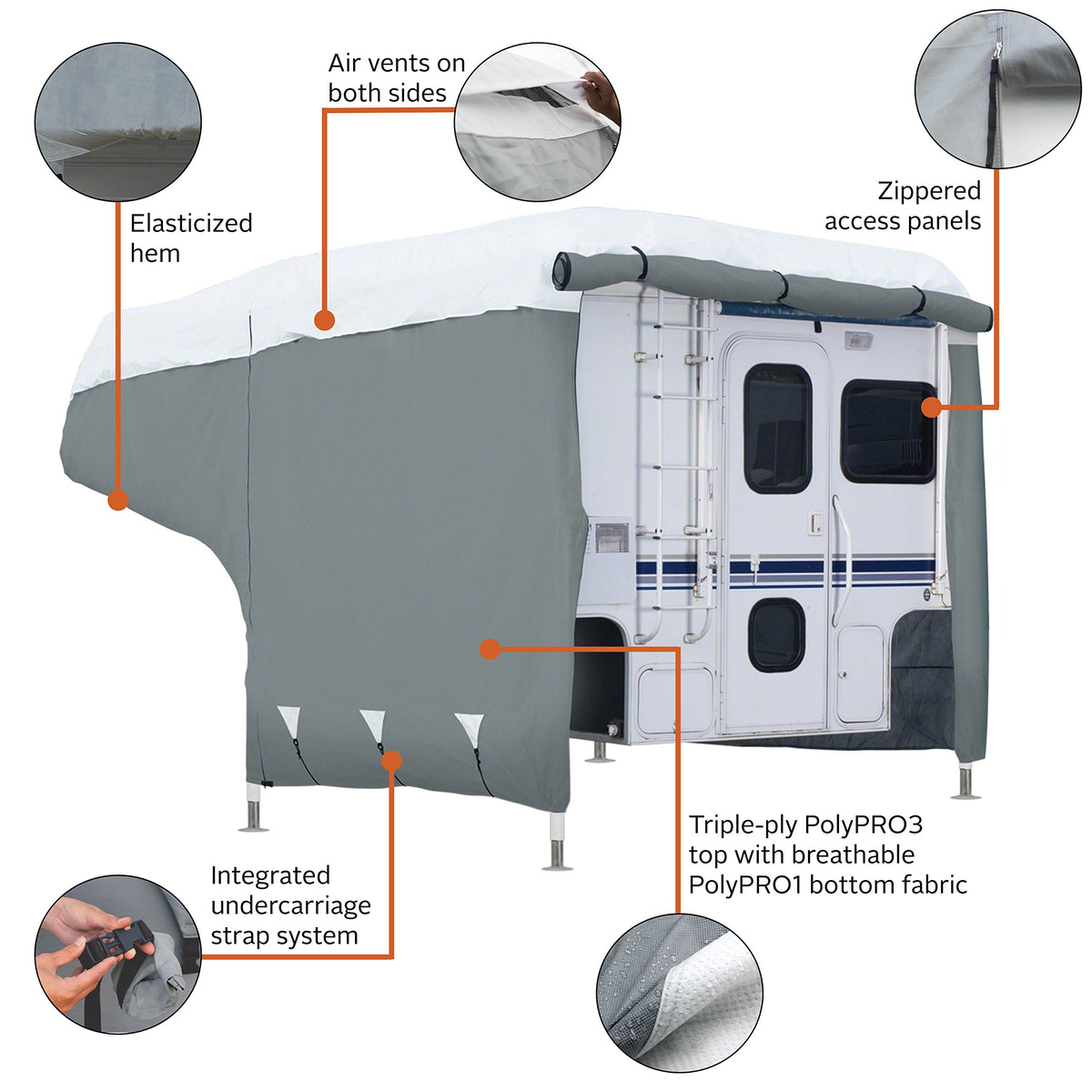 PolyPRO 3 Camper Cover, Fits 10' - 12' Campers K79591