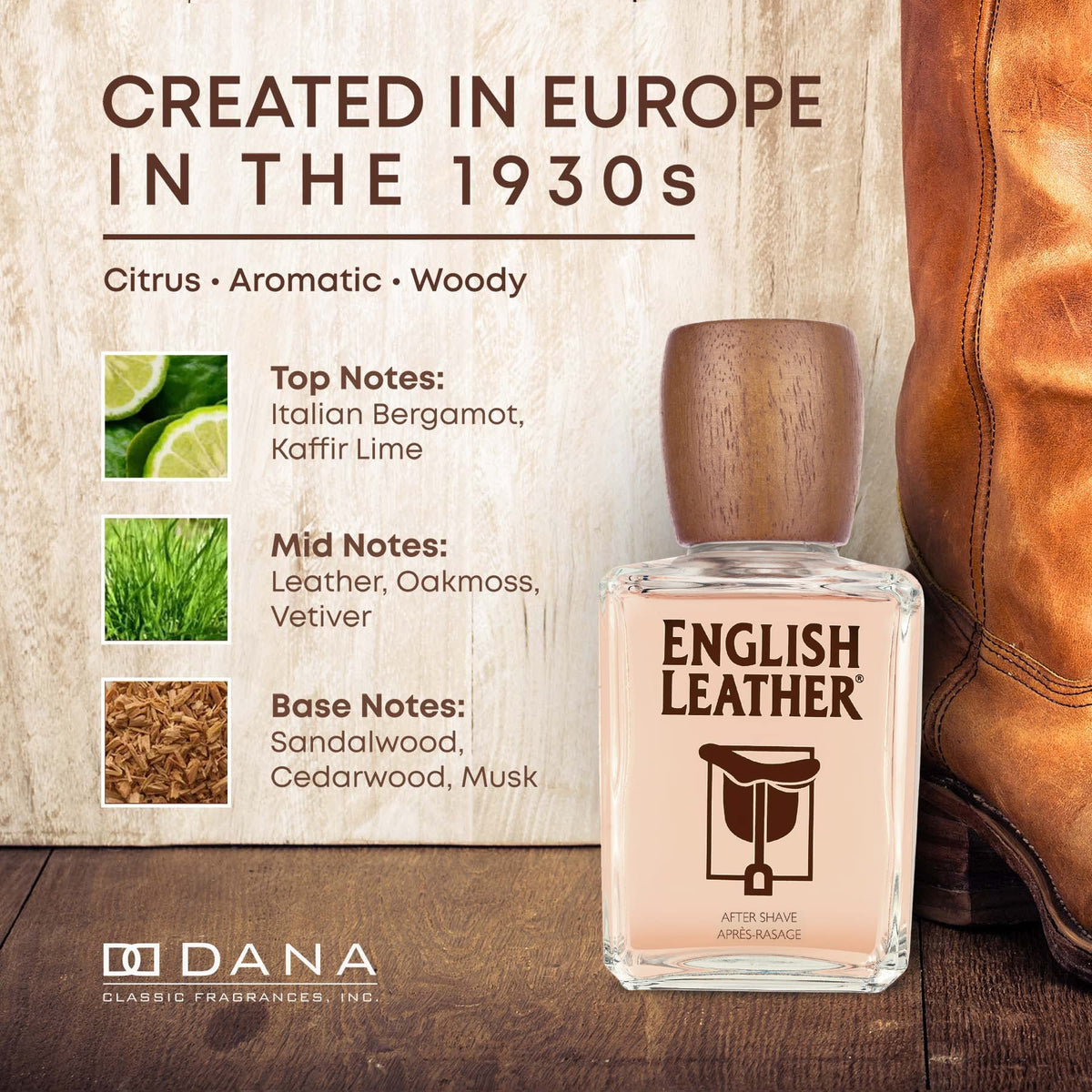 Leather Aftershave Splash D8019