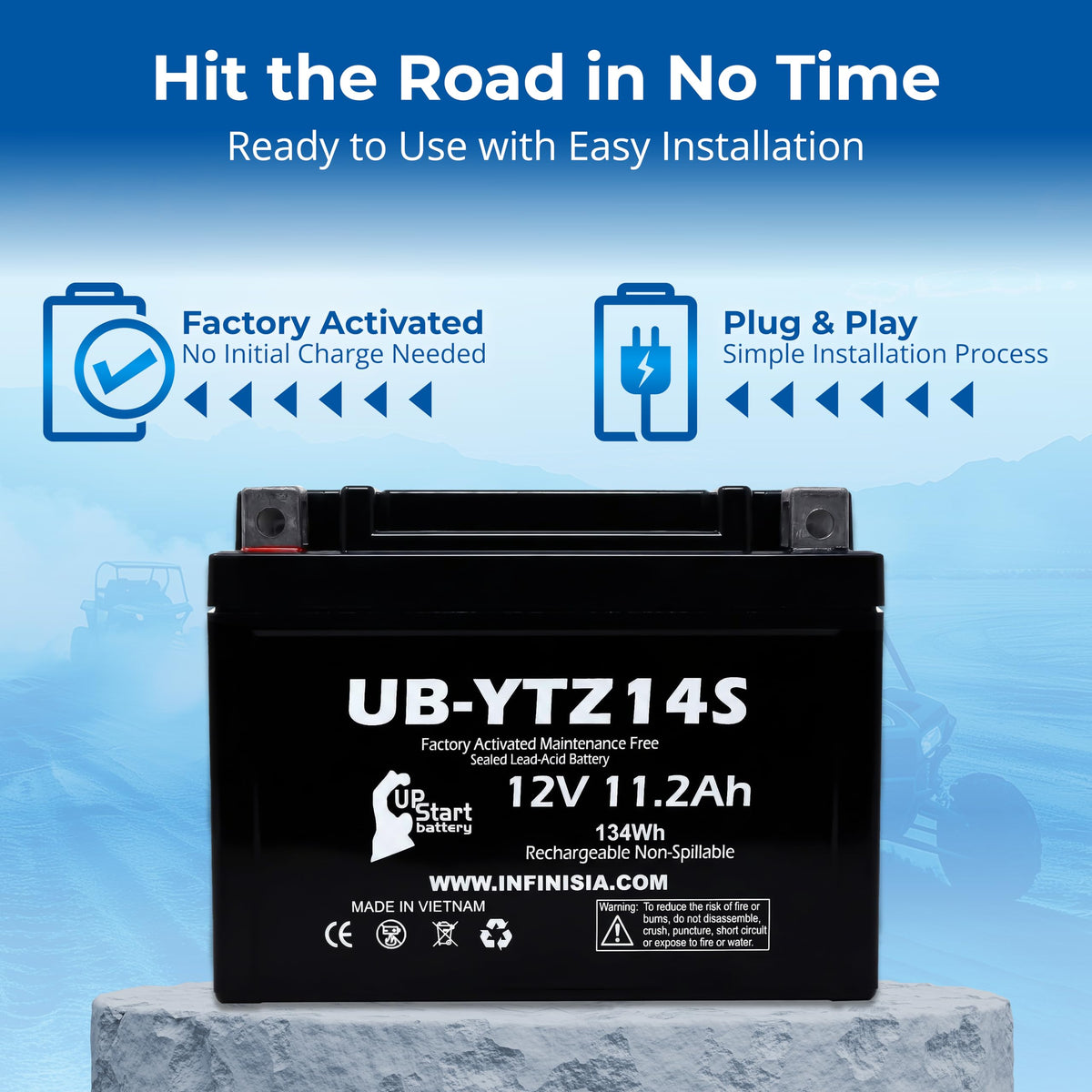 12V 11.2Ah Battery N8743