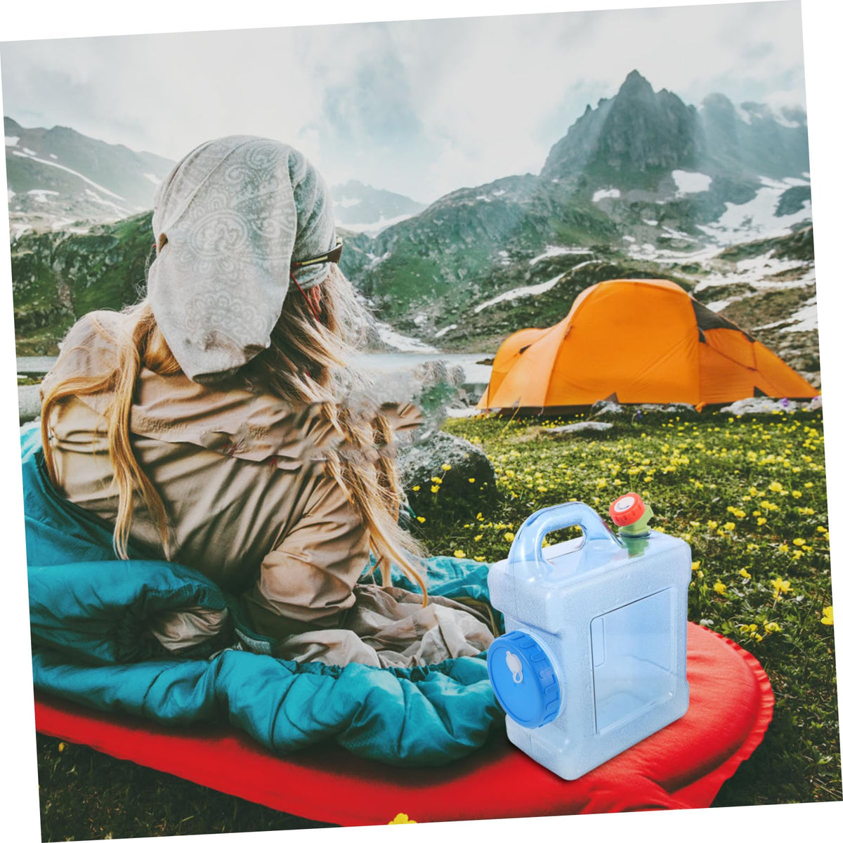 Portable 5L Blue Water Bucket V802133