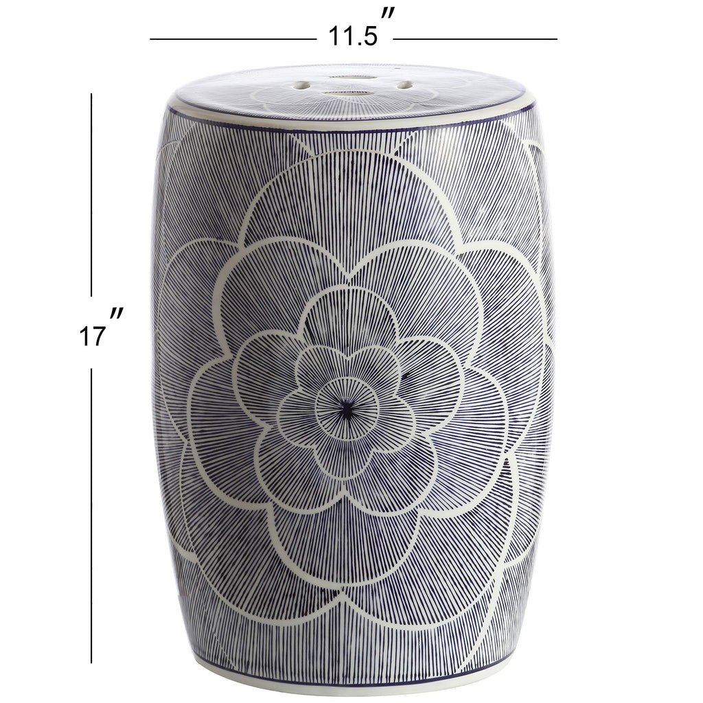 Ceramic Drum Garden Stool Side Table G5688