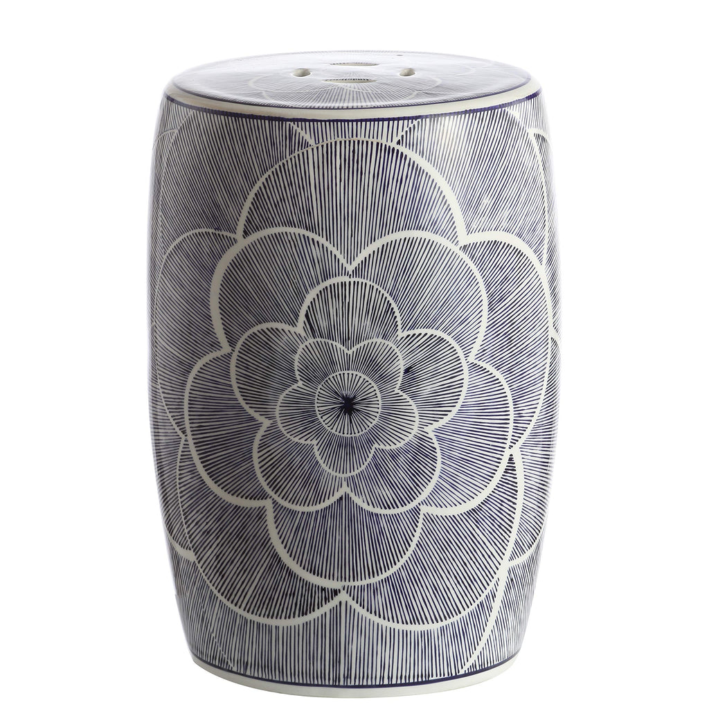 Ceramic Drum Garden Stool Side Table G5688