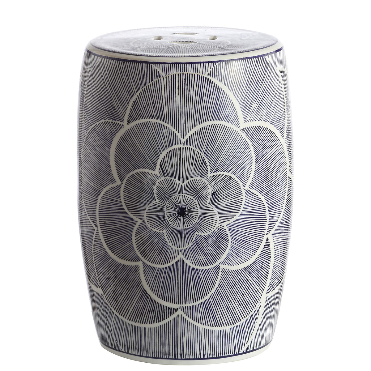 Ceramic Drum Garden Stool Side Table G5688