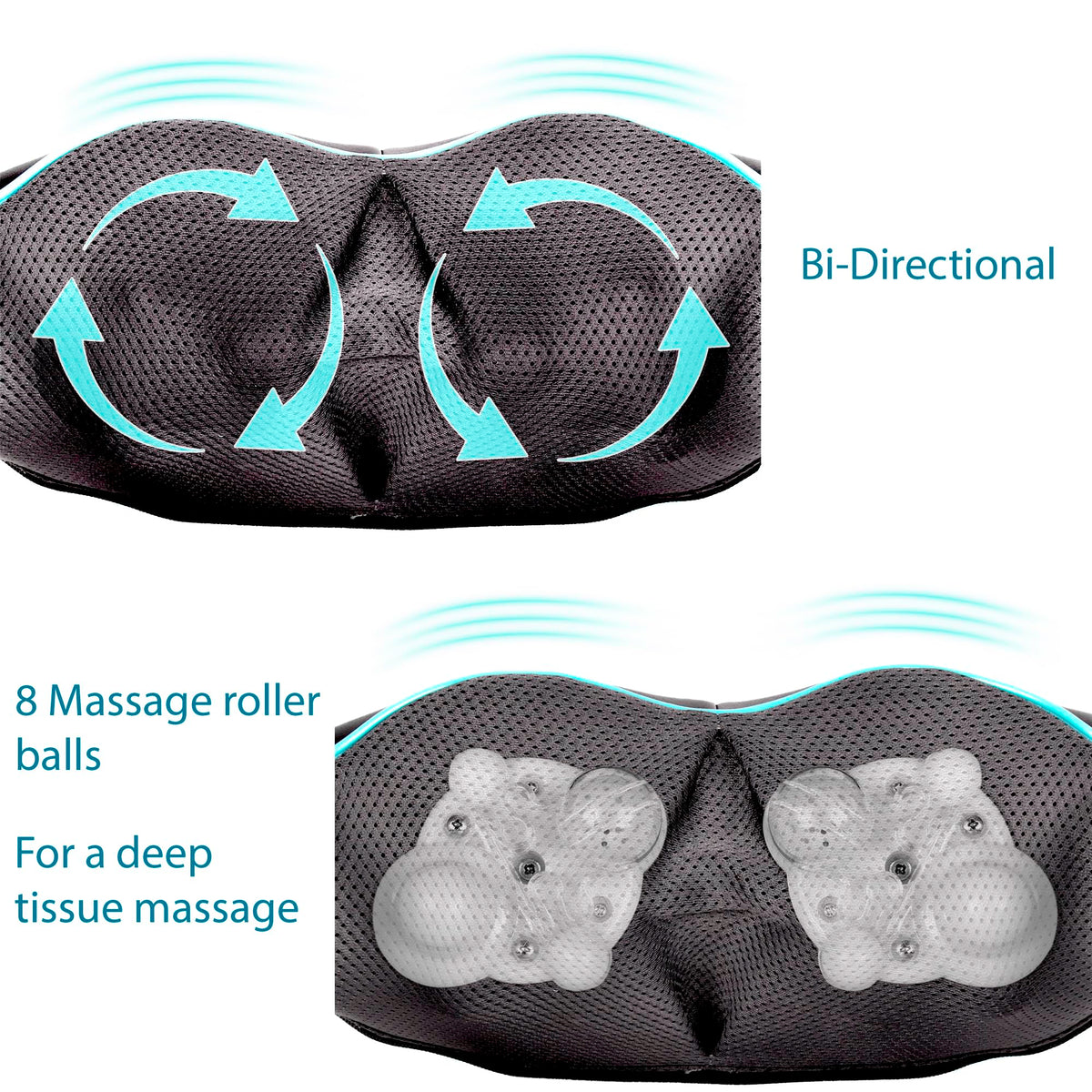 Shiatsu Neck and Back Massager with Heat H933