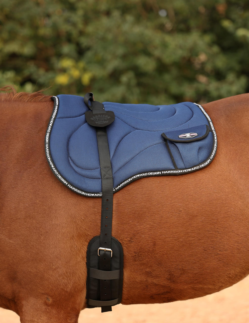 Mesh Bareback Horse Riding Pad with Girth X382