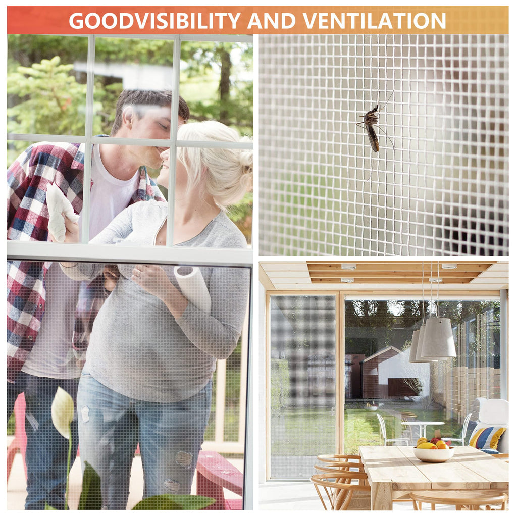 Aluminum Window Screen Mesh Roll 48 in x 100 ft 18x16 Mesh A615099